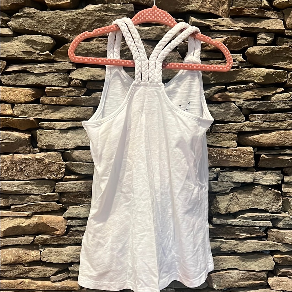 Cynthia Rowley-White Sleeveless Graphic Tank Top!!!!!! - Picture 8 of 8